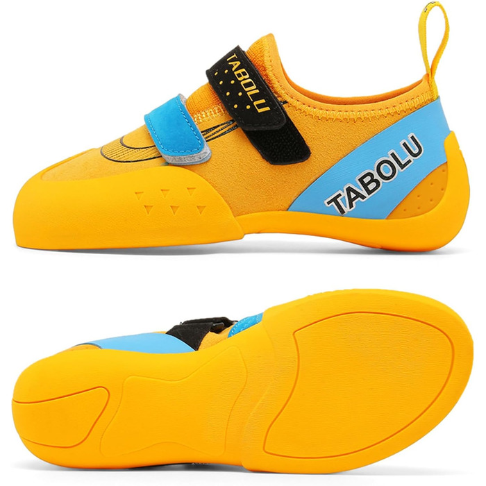 Дитячі скельні туфлі для дівчаток, початковий рівень, для залу, легкі, жовті (34 EU)