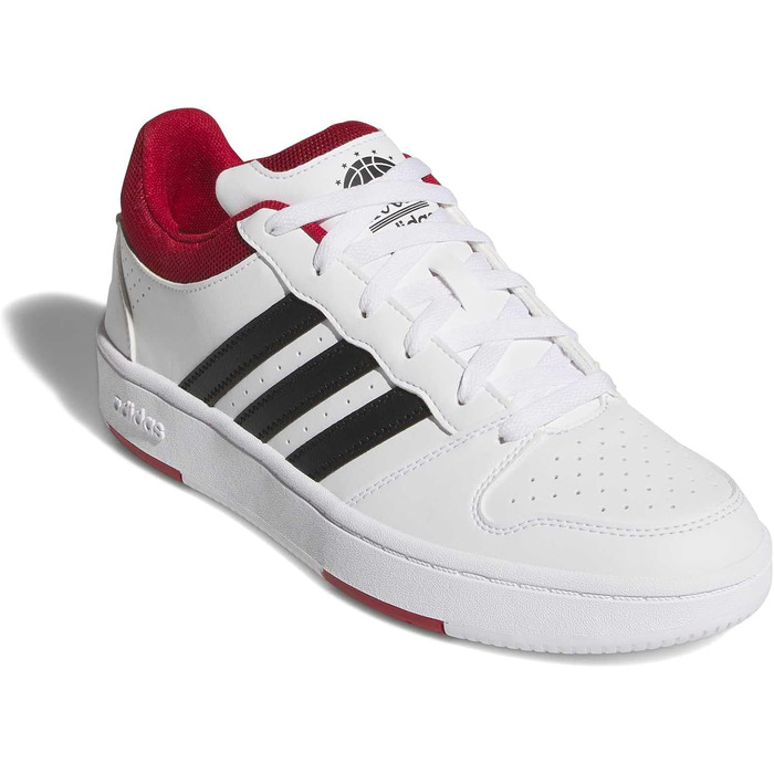 Чоловічі кросівки adidas Hoops Classic (35.5 EU, Cloud White Team Victory Red Core Black)