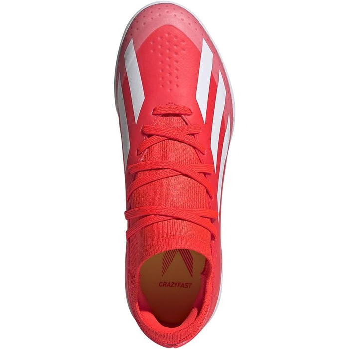 Дитячі футбольні бутси adidas X Crazyfast Messi.3 Indoor для залу, 36 2/3 EU, червоно-біло-жовті