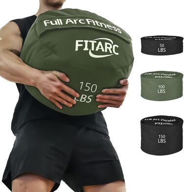 Мішок для тренувань Fitarc Sandsack - 150LB (зелений) - для крос-тренінгу та силових вправ