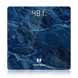 Цифрова вага Healthkeep з LED-дисплеєм, точна, до 180 кг, дерев'яний дизайн
