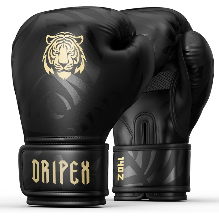 Боксерські рукавички Dripex з PU шкіри, 14 oz. Для боксу, ММА, спарингу, муай-тай, кікбоксингу. Підходять для чоловіків, жінок та підлітків.