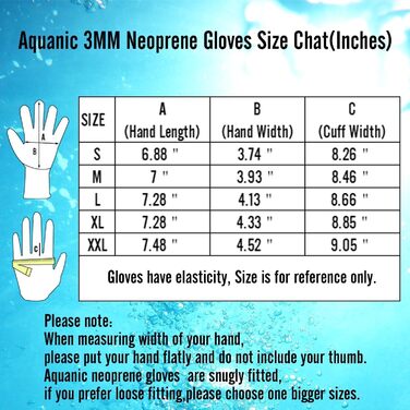 Нейтрик Неопренові рукавички для дайвінгу 3мм, чорні. Рукавички для дайвінгу та снорклінгу для чоловіків та жінок. Захист від холоду, антиковзаюча поверхня, регульований манжет.