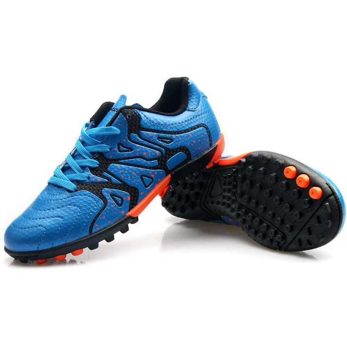 Дитячі футбольні бутси Msport для хлопчиків, спортивне взуття, антиковзаючі, дихаючі (40 EU, Mod1, блакитні)