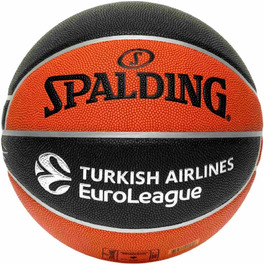 Баскетбольний м'яч Spalding 77101Z, розмір 7, чорний/помаранчевий