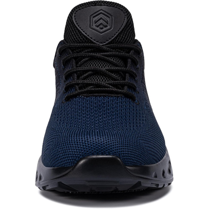 Водонепроникне взуття LARNMERN для чоловіків: спортивне, кухонне, туристичне, повсякденне, фітнес (43 EU, широка колодка, чорно-синій)
