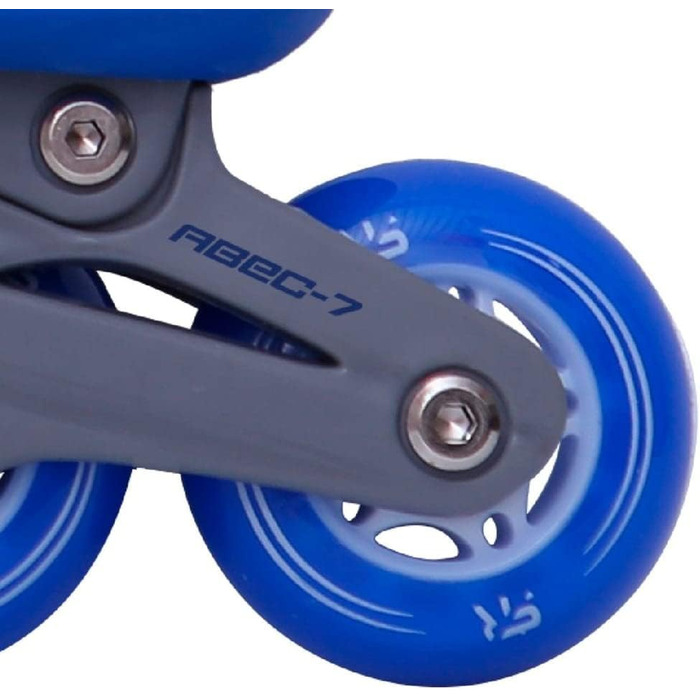 Дитячі ролики Street Rider Inlineskates, регульовані 31-34, зелено-блакитні, Alurahmen, ABEC 7