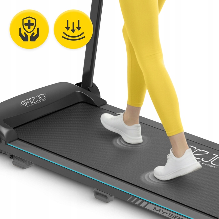 Електрична бігова доріжка 4FIZJO MY-SPEED до 90 кг
