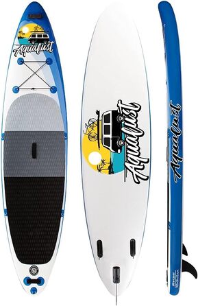 Надувна SUP-дошка AQUALUST 12'0 для сапсерфінгу та каякінгу, 365x81 см, з веслом