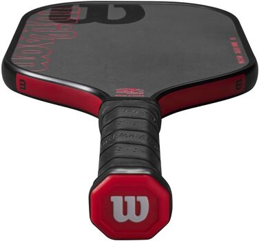 Падл для піклболу WILSON Blaze Tour, чорний/червоний, ручка 6,4 см