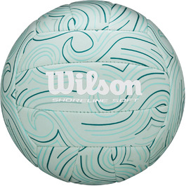 Волейбольний м'яч Wilson Shoreline Soft Gen Green, блакитний
