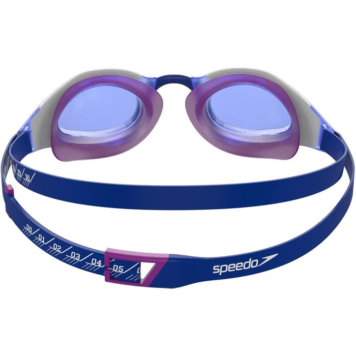 Окуляри для плавання Speedo Fastskin Hyper Elite унісекс, сині Flame/Diva/білі, універсальний розмір