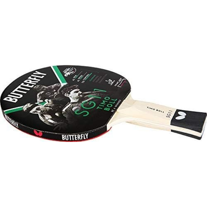 Набір для настільного тенісу Butterfly Timo Boll SG11: 2 ракетки + 2 чохли Drive Case + 6 м'ячів ITTF R40+