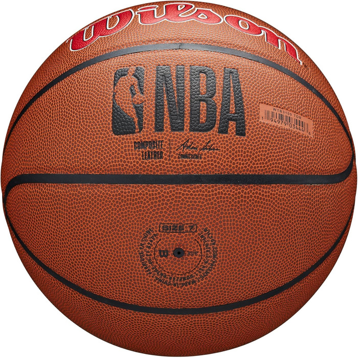 Баскетбольний м'яч Wilson NBA Team Alliance Toronto Raptors, розмір 7 (29,5 дюйма)