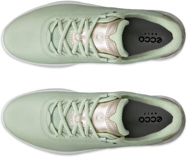Жіночі гольф-туфлі ECCO S Casual Lace Waterproof White (35.5/36 EU, Matcha Gold Metallic)