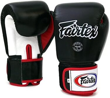 Боксерські рукавички Fairtex BGV1 чорні/білі/червоні