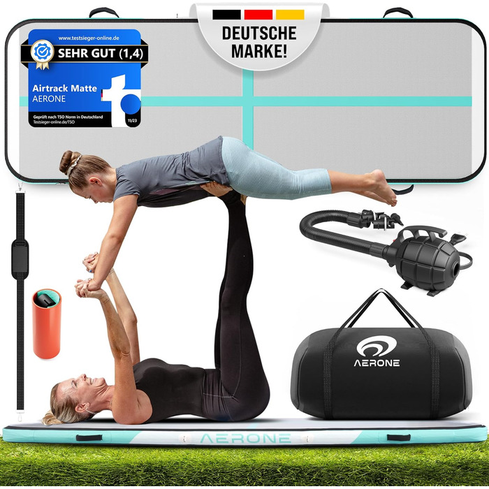 Надувний килимок для гімнастики Airtrack - 3м, 4м, 5м, 6м | Килимок для акробатики, гімнастики вдома та на вулиці | Airtrack