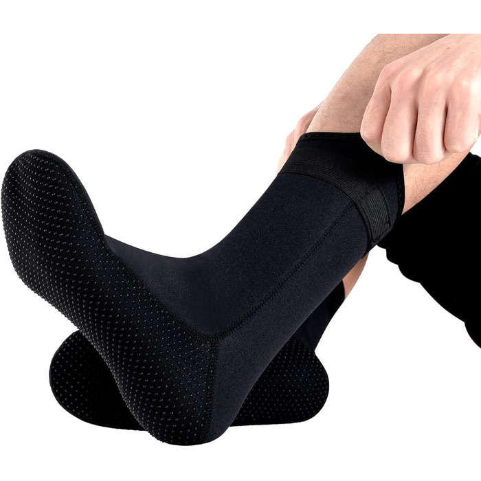 Набір рукавиць та шкарпеток для дайвінгу Wsobue 3мм неопрен, теплий, гнучкий, антиковзкий, для чоловіків та жінок (L)