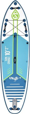 SUP дошка Skiffo Sun Cruise 10'2 – надувна, комплект з веслом, лішем та насосом, 284 л, 310 x 84 x 15 см