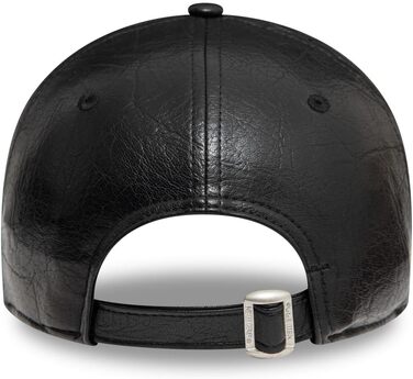 Кепка New Era 9FORTY з кож. шкіри PU для жінок New York Yankees чорна