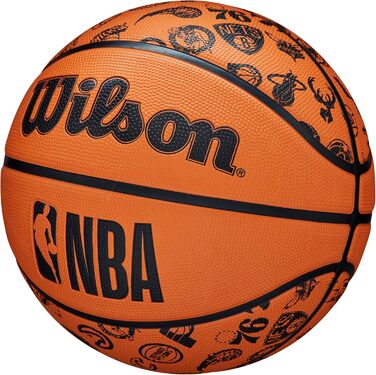 Баскетбольний м'яч Wilson NBA All Team для дорослих, універсальний