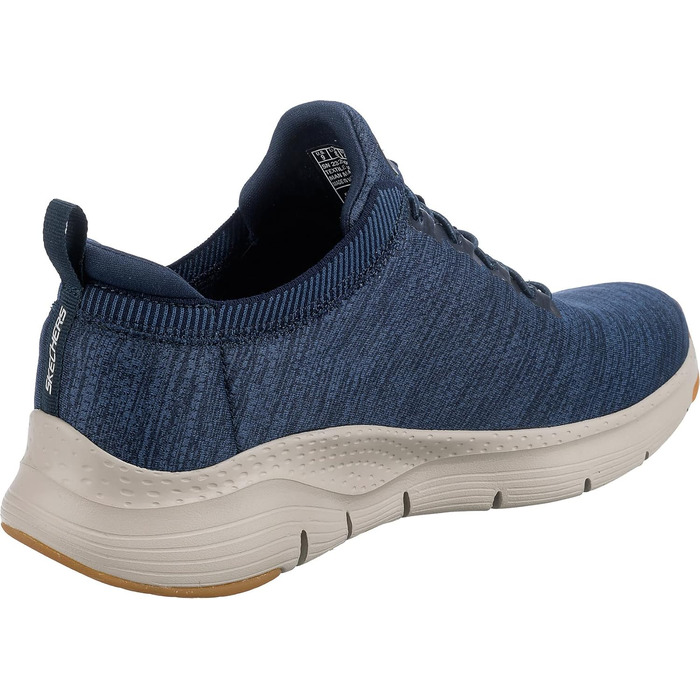 Чоловічі кросівки Skechers Arch Fit Waveport, 42 EU, темно-синій, сітчаста обробка