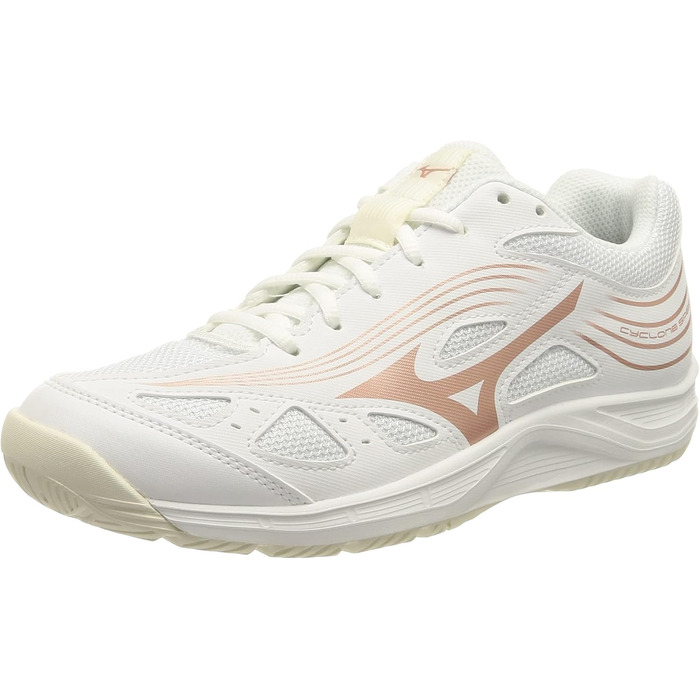 Жіноче волейбольне взуття Mizuno Cyclone Speed 3, біло-чорне (46 EU)