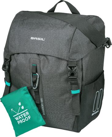 Велосипедна сумка Basil Discovery, водовідштовхувальний поліестер, для багажника, 30x17x36 см