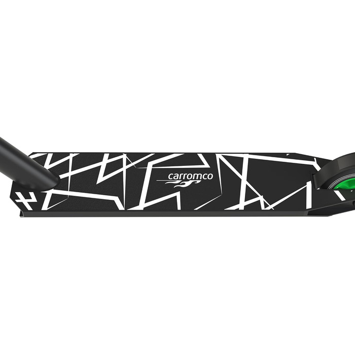 Трюковий самокат Carromco Action Rider 100 зелено-чорний, для скейтпарку, HIC-компресія