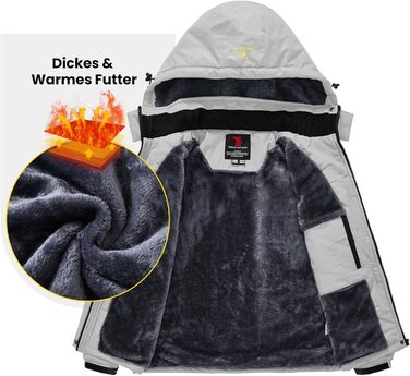 Жіноча куртка: флісова, зимова, водонепроникна, дихаюча, тепла, вітрозахисна, софтшел з капюшоном, для активного відпочинку (S, світло-сіра)