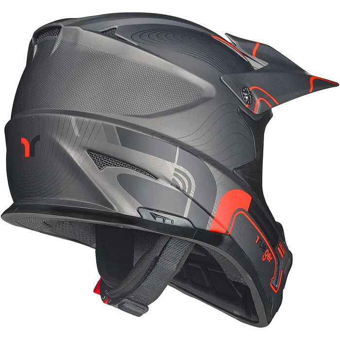 Шолом RXD-9001 для даунхіллу, BMX, MTB, ендуро, фрірайду, матовий чорний, розмір XS (53-54 см)