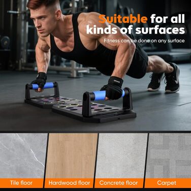 Тренажер для віджимань Push Up Board — багатофункціональна дошка для прокачування грудей та рук з таймером-лічильником, обладнання для калістеніки та фітнесу вдома