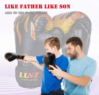 Дитячі боксерські рукавички Luniquz для тренувань, 4OZ 6OZ 8OZ, для MMA, Муай-Тай, кікбоксингу та роботи з мішком, для дітей 3-16 років