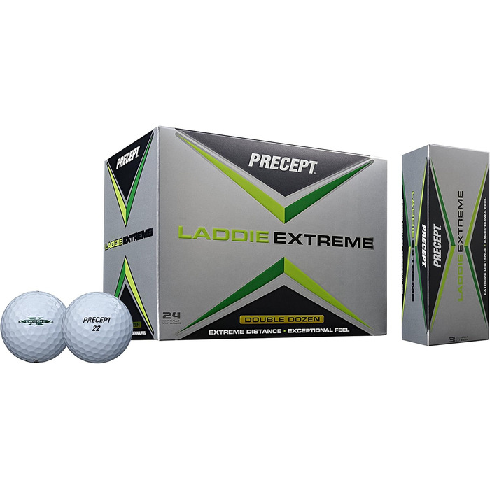 М'ячі для гольфу Precept Laddie Extreme 2017, 24 шт.