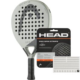 Комплект для падел-тенісу Head Evo Speed 2025 + Стрічки Rezztek Pro Spin для ракетки: Максимальне обертання та контроль