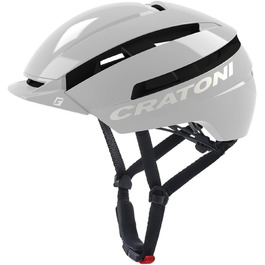 Велошолом Cratoni C-Loom для дорослих, унісекс, сріблястий, розмір M