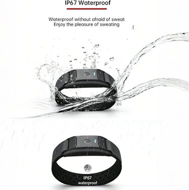 Датчик пульсу CHILEAF HRM з ANT+ та Bluetooth, IP67, 60 годин роботи, сумісний з Polar, Wahoo, Zwift