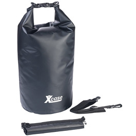 Водонепроникний Packsack Xcase: міцний мішок для спорядження, 20л, чорний. Ідеально для водного спорту, подорожей та зберігання.