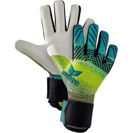 Дитячі воротарські рукавички Erima Flex RD Robusto, розмір 6.5, petrol/lime/чорні