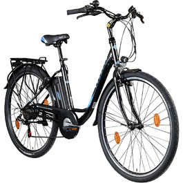 Жіночий електровелосипед ZÜNDAPP City 28 дюймів, 6 швидкостей, V-гальма, підсвітка, ретро Hollandrad Z505 для зросту 160-185 см