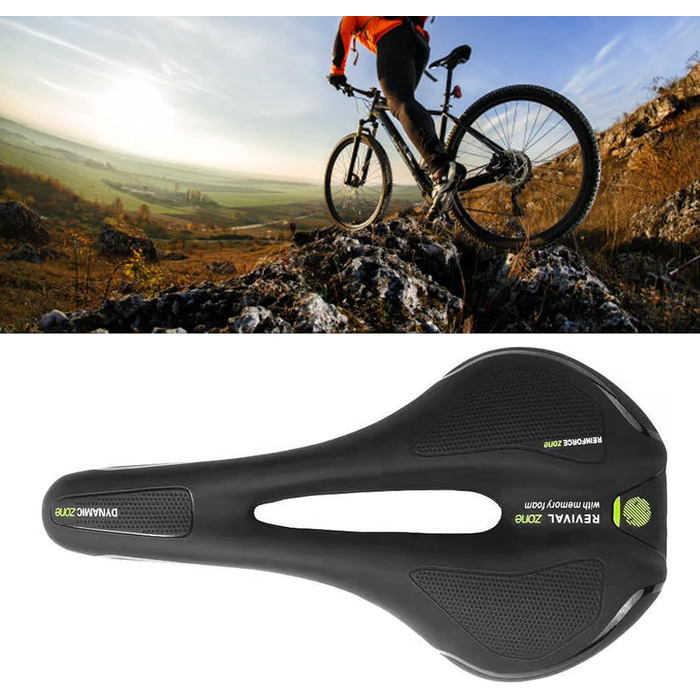 Велосипедне сідло з Memory Foam: зручне, анатомічне, амортизуюче для BMX, шосе, гірського велосипеда