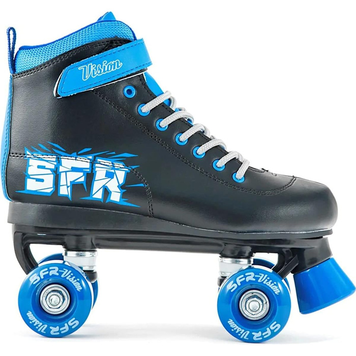 Роликові ковзани SFR Vision II Quad, чорно-синій колір, розмір EU 39.5