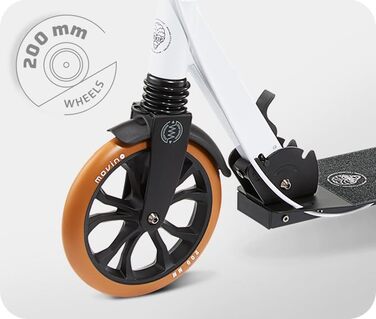 Самокат Movino Roller City Pro складаний для дорослих і підлітків, до 100 кг, регульований, міцна конструкція, підшипники ABEC7