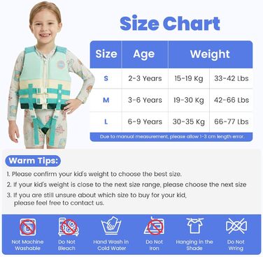 Дитяча жилетка для плавання Gogokids, рожева, для хлопчиків, 1-9 років