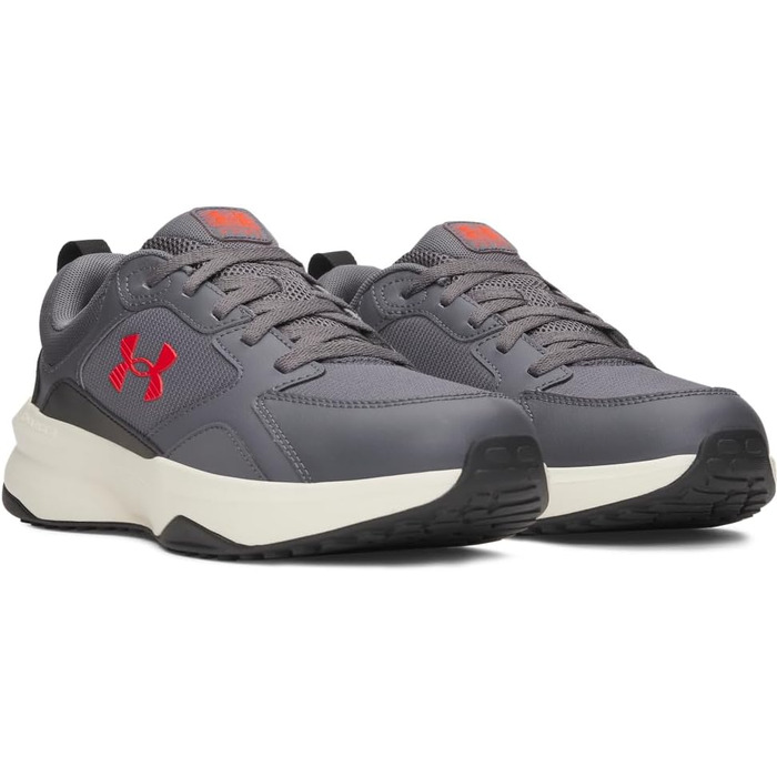 Чоловічі тренувальні кросівки Under Armour Charged Edge (сірі/білі/червоні, розмір 24 EU)