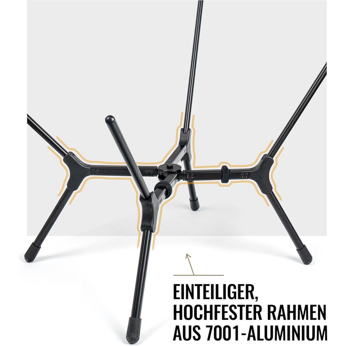 Складний туристичний стілець OneTigris OASISFLEX: міцний, легкий, з кишенями для відпочинку на природі та риболовлі (Kojote Brown)