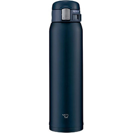 Термос-фляга Zojirushi SM-SF60-AD, 600 мл, нержавіюча сталь, морський синій, з кришкою One-Touch для пиття