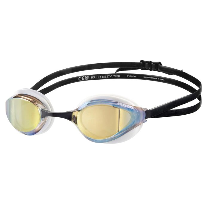 Окуляри для плавання ARENA PYTHON MIRROR Gold/White/Black SW3 One Size