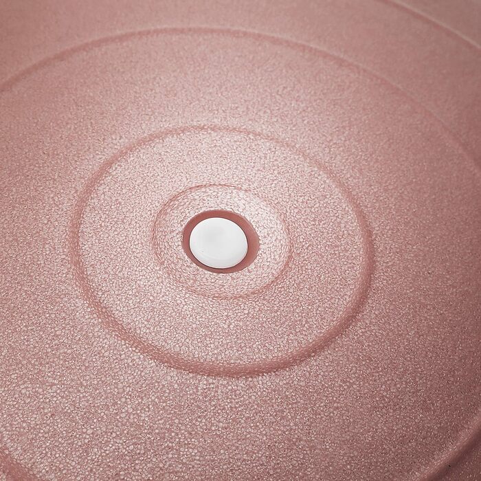 М'яч для фітнесу BodyMate: фітбол для йоги, тренувань спини та офісного використання, 65 см, рожеве золото (з насосом та E-book)