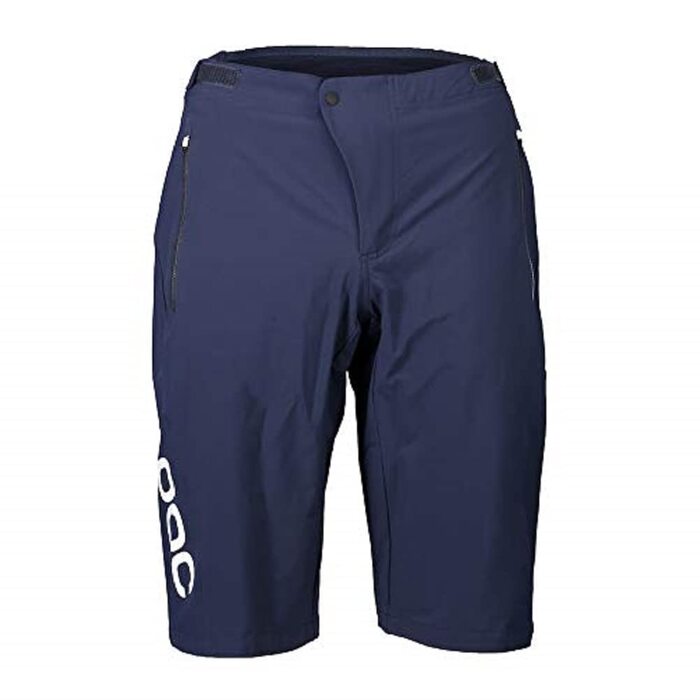 Чоловічі шорти для ендуро POC Essential Enduro Shorts — легкі MTB шорти для трейлів з водовідштовхувальним покриттям DWR та стрейч-тканиною, Turmaline Navy, XS